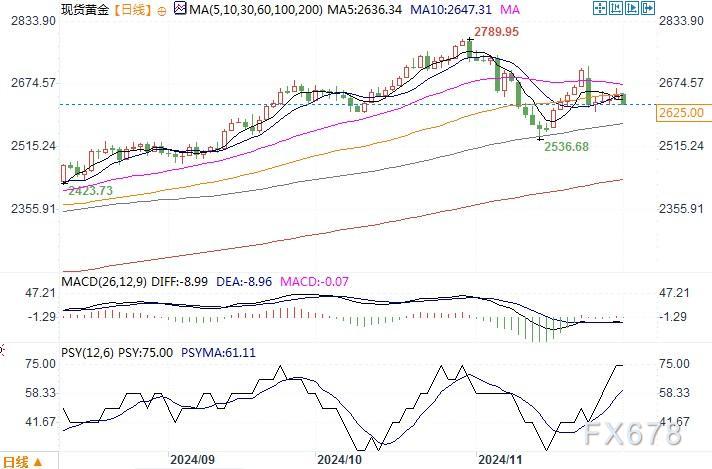 黄金价格明年或破3000美元