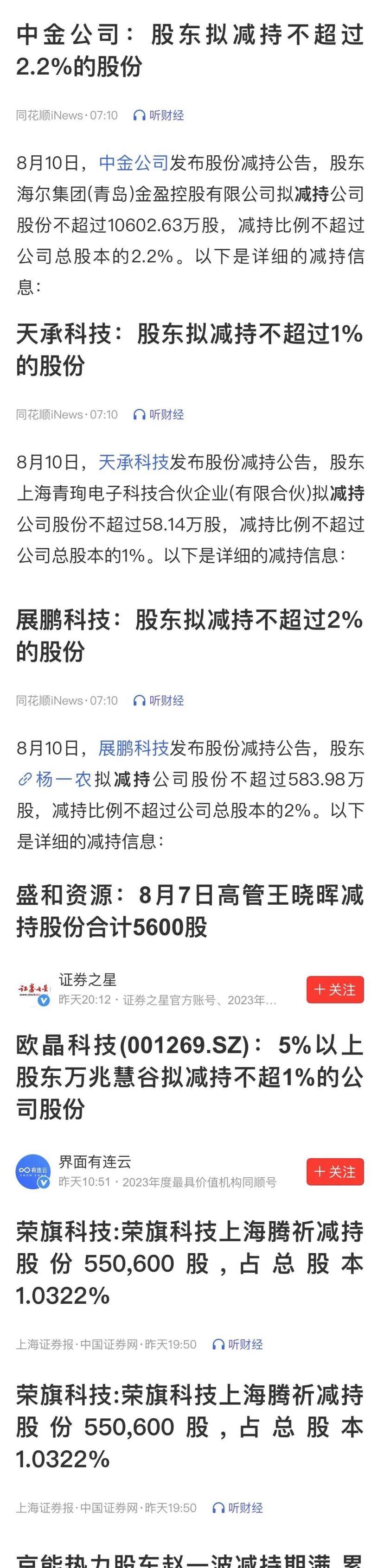 迅捷兴：股东拟减持公司不超1%股份
