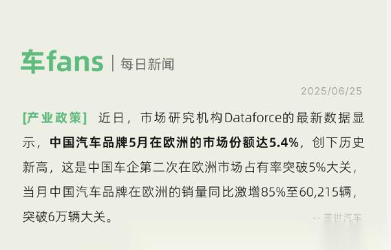 欧盟1-5月电动汽车销量强劲增长